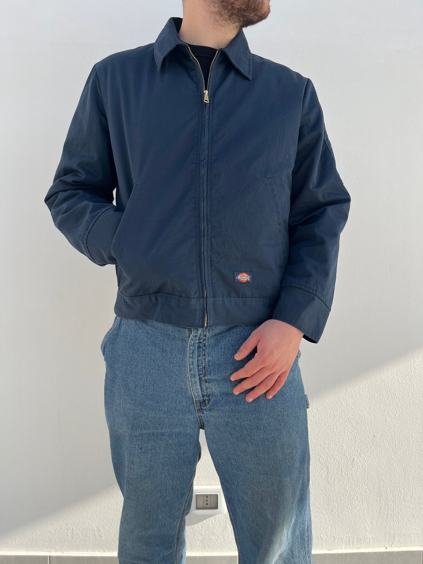 BOMBER DICKIES - L BLUE NAVY