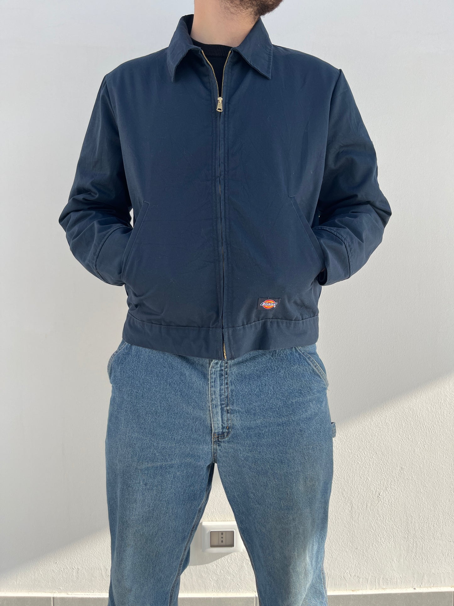 BOMBER DICKIES - L BLUE NAVY