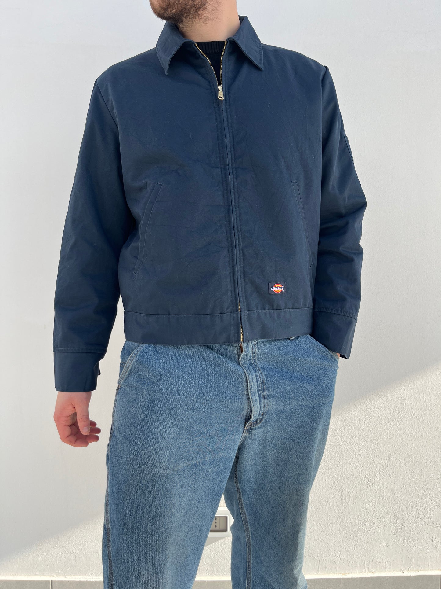 BOMBER DICKIES - L BLUE NAVY