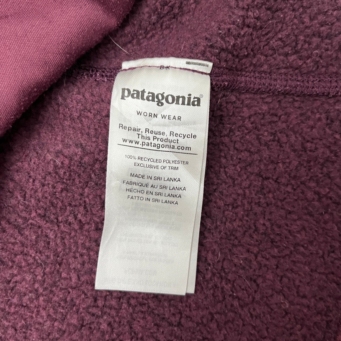 15. Patagonia Fleece Pile Jacket - Taglia S (Donna)